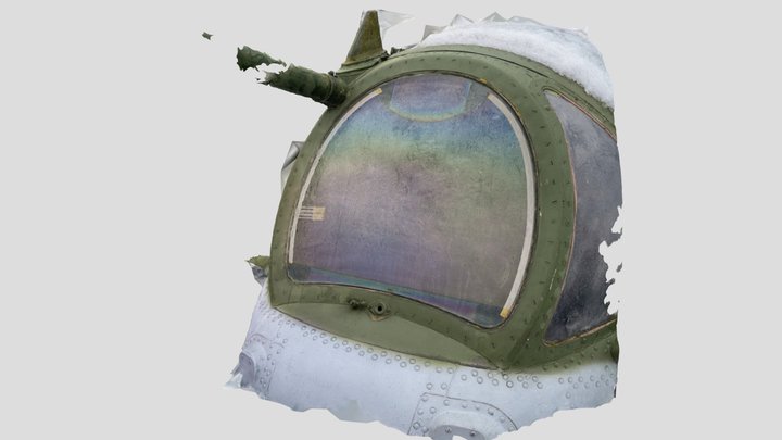 Mi-24 windshield 3D Model