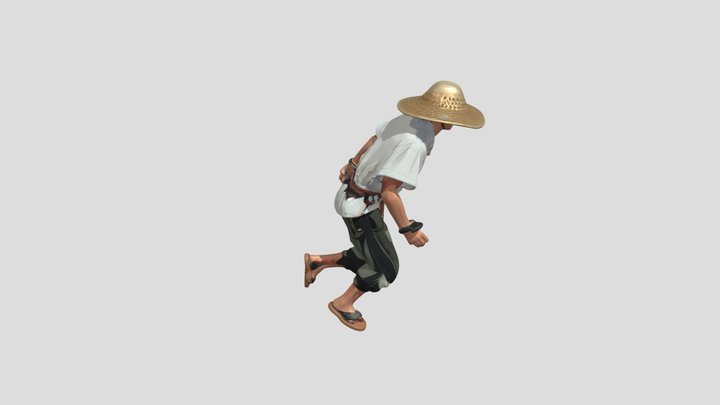 漁人追垃圾車 3D Model