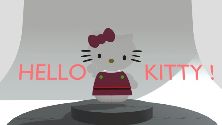 helllo kitty 3D Model