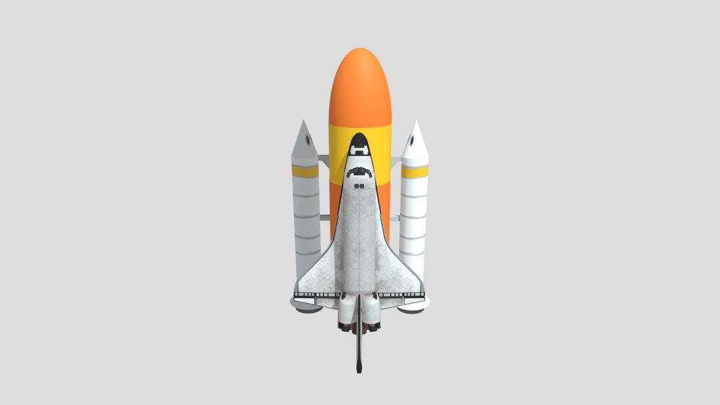Space Shuttle (Paint3D)