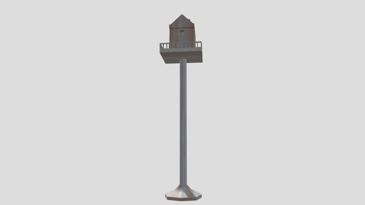 Birdhouse: game object final 3D Model