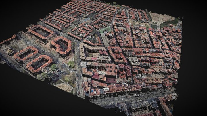 LiDAR- nube de puntos / Madrid, España – Modèle 3D gratuit STL