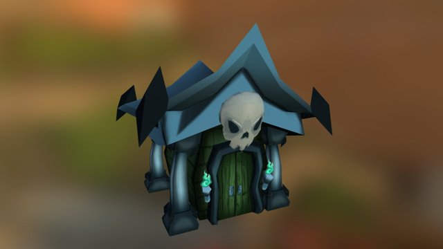 Graveyard_Mausoleum 3D Model