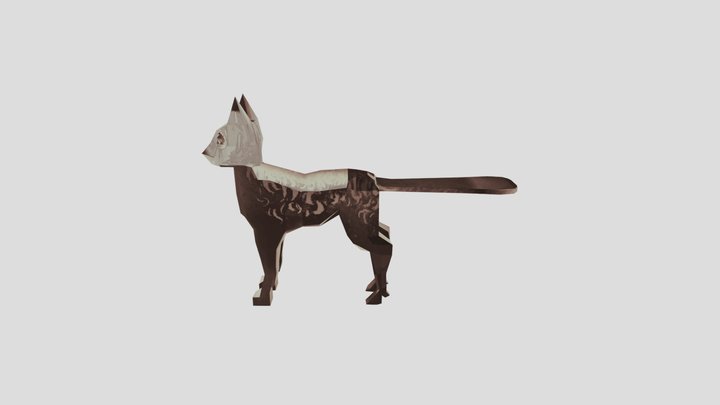Cat Beaver! Textured! 3D Model
