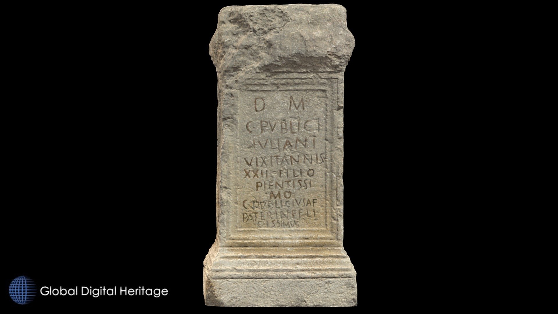 Travertine Stone Plinth - Download Free 3D model by Global Digital ...