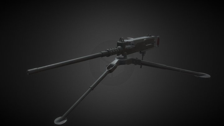 Browning m2 3D Model