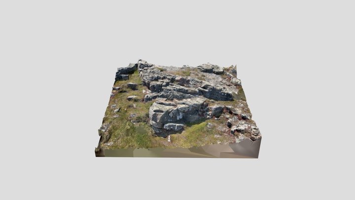 Nordic clif rocks 01 - Bornholm 3D Model