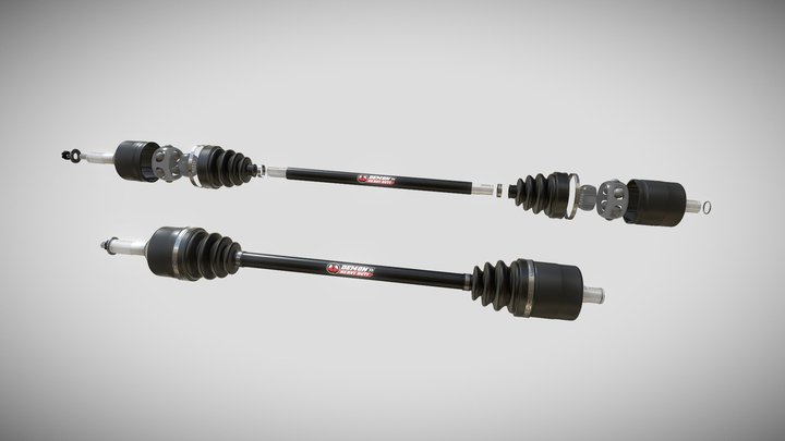 Demon Powersports Axles 3D Model