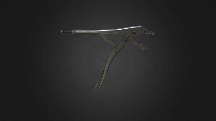 Locking_Pliers_Low 3D Model