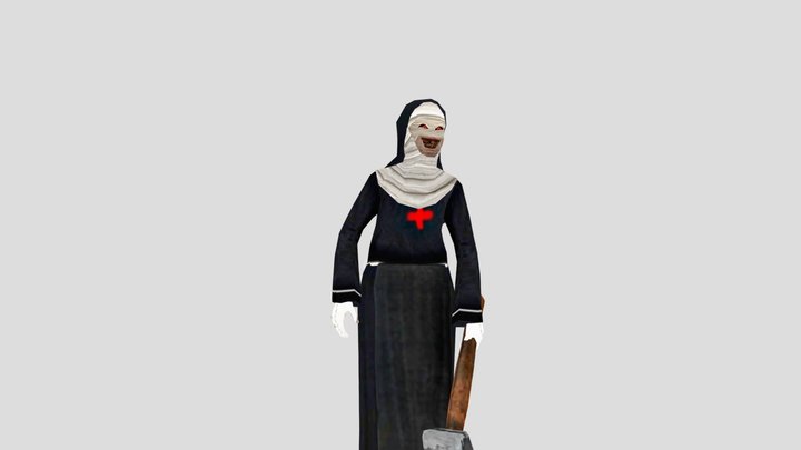 Evil Nun - 2019 concept art 2 3D Model