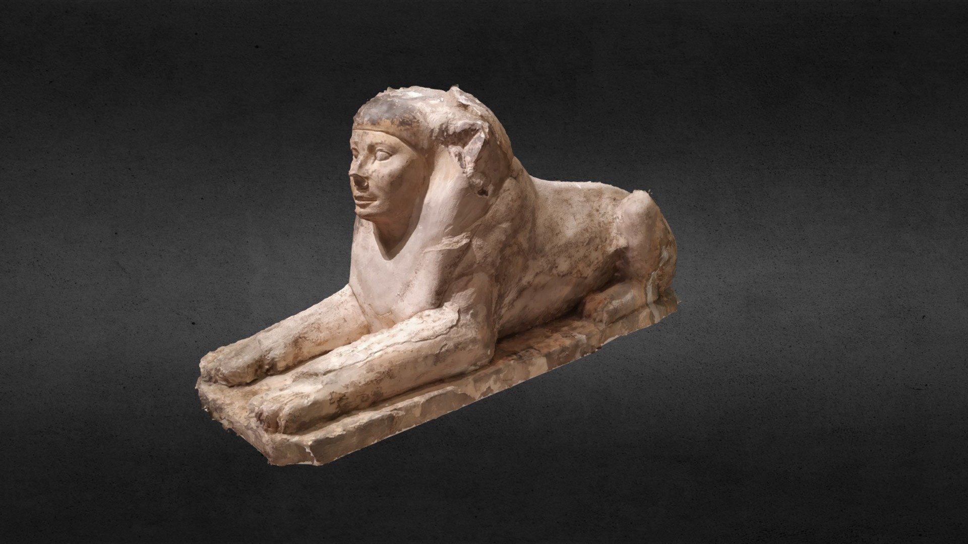 La reina con forma de Esfinge (D. IV) — Sketchfab embed 3D viewer