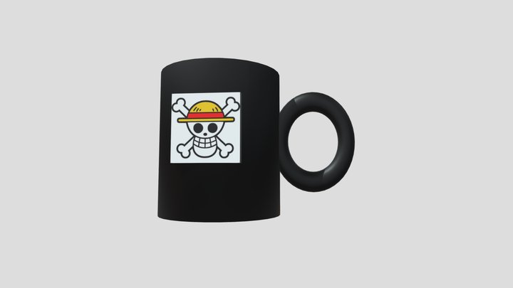 One Piece Anime Mug – 3D Printable Fan Art 3D Model