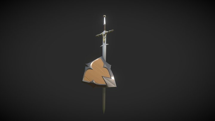 Sword&Shield 3D Model