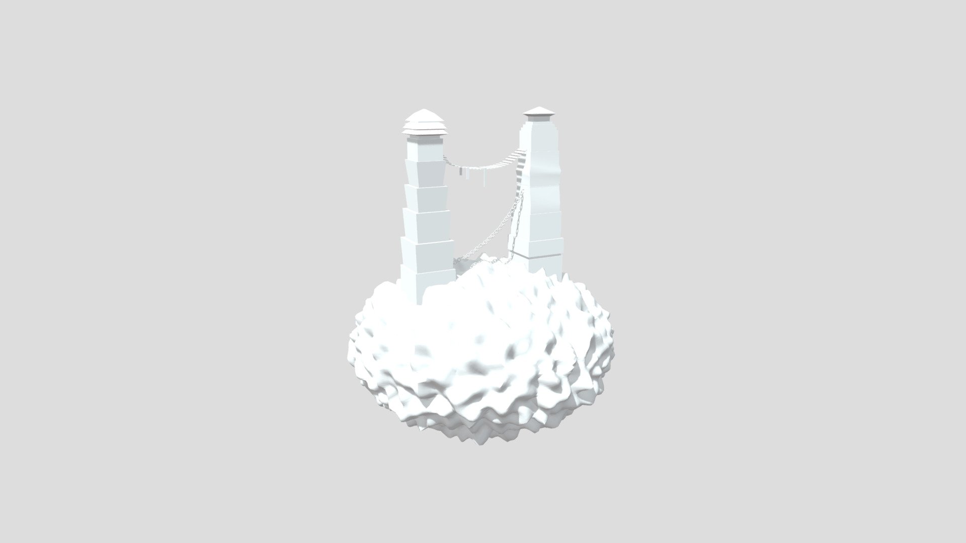 大小 two towers
