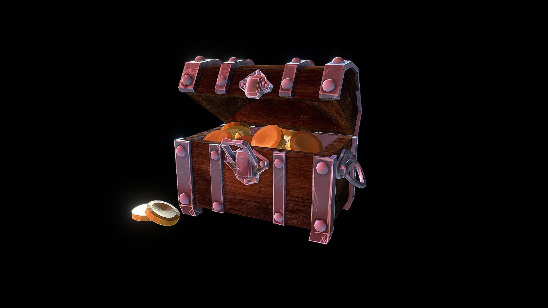 Treasure Chest - 3D model by Azaria Durant (@artbitrix) [c4d384e ...