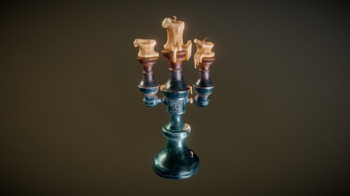 Candle holder 3D Model
