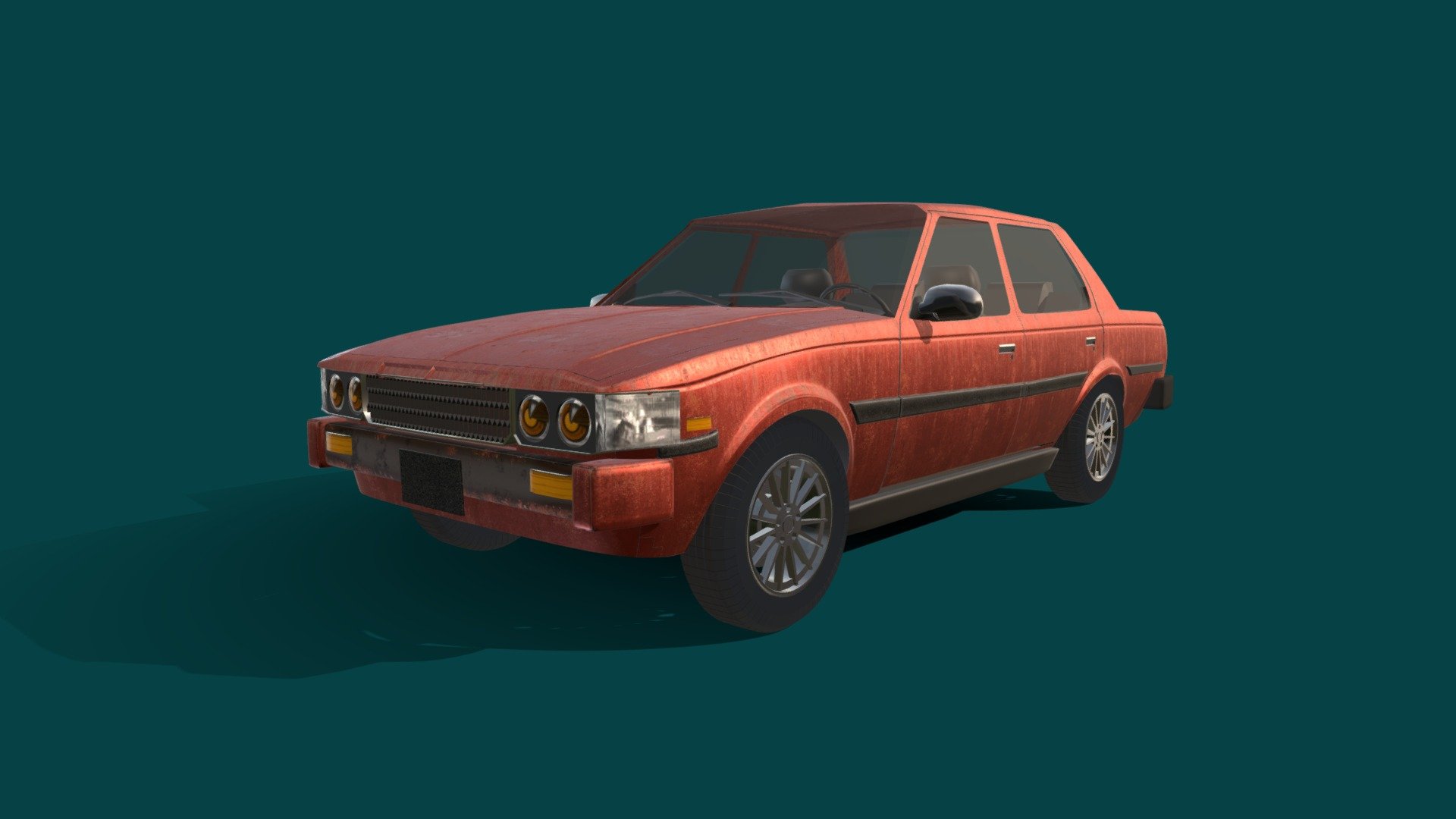 Toyota corolla e70 (1980) Download Free 3D model by ditovirnantio [c4d66d2] Sketchfab