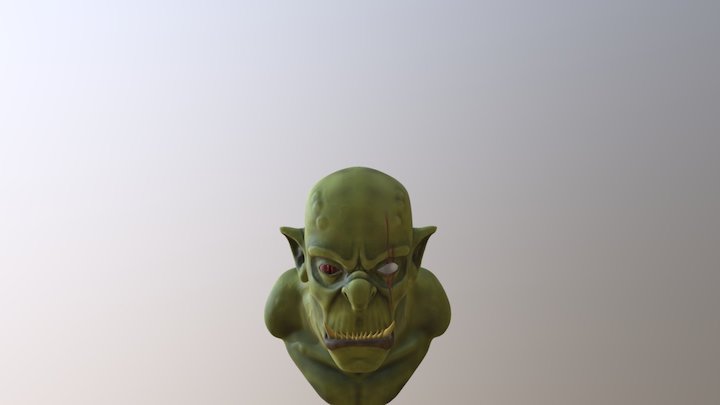 Scar Orc 3D Model