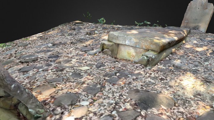 古墳 墳丘 前方後円墳 Kofun Tumulus Burial-mound - A 3D model 古墳 墳丘 前方後円墳 Kofun Tumulus Burial-mound - A 3D model