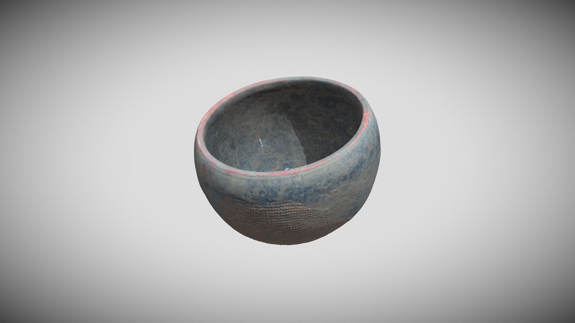 Vase globuleux en argile