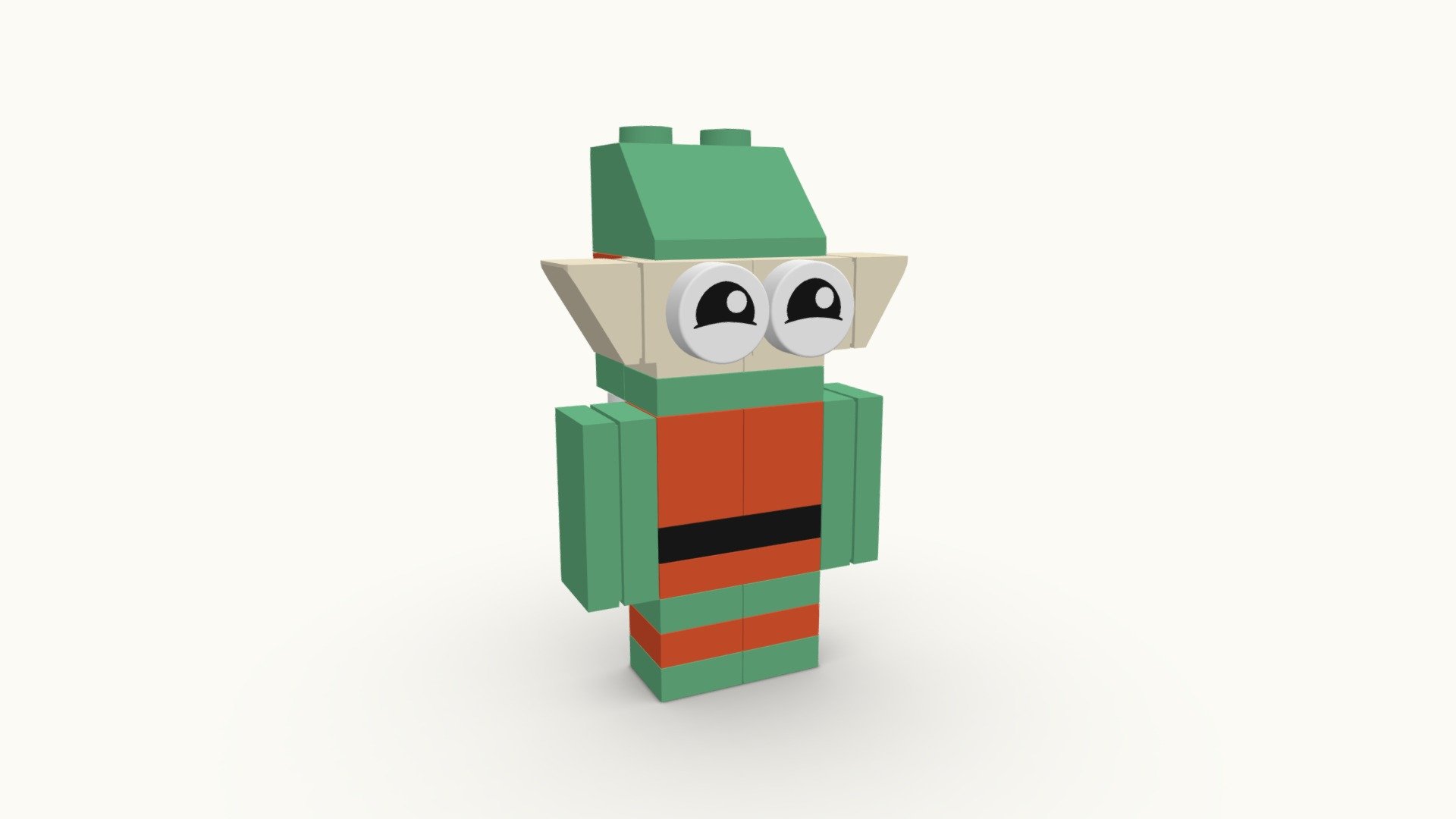 LEGO Cheerful Elf MOC [#0198] - Download Free 3D model by The Bobby ...