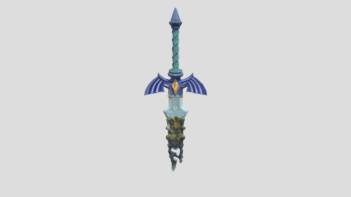 Decayed Master Sword 3D Model