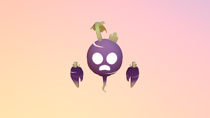 Zombie Radis 3D Model
