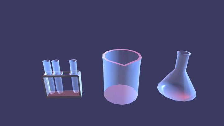 Glass Objects for Lab 3D Model