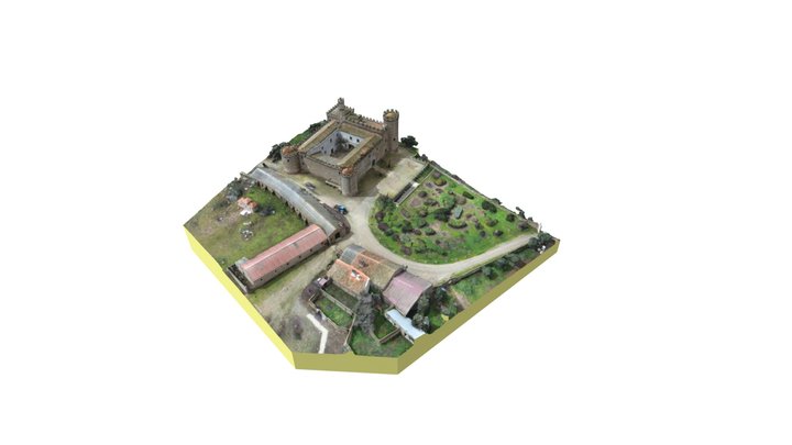 Castillo de Arguijuelas de Arriba 3D Model