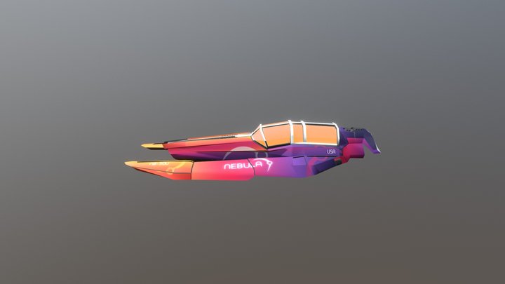 BLASTFLOW - Nebula ship 3D Model