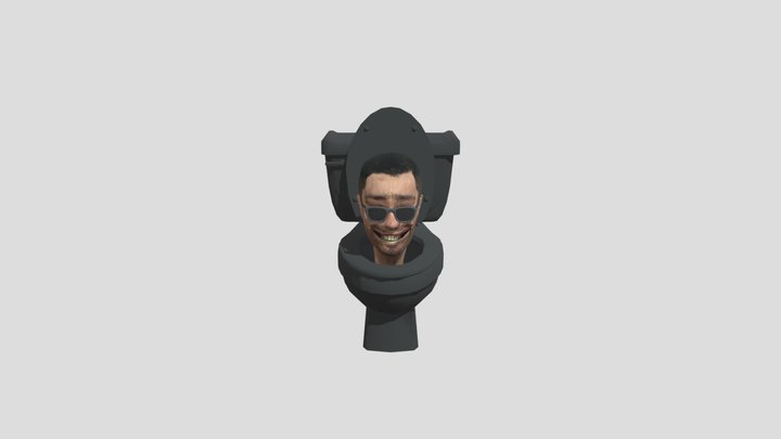 Male_07 | Skibidi Toilet Glasses 3D Model