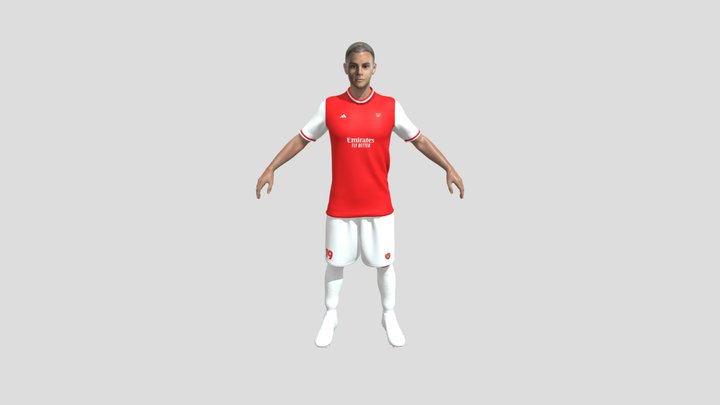 Leandro Trossard 3D Model