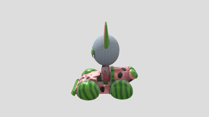 WorldSkills Watermelon Animal Crossing Kart and 3D Model