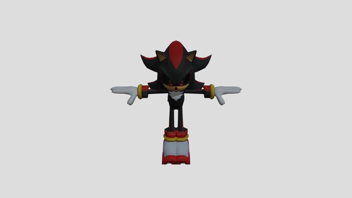 mario and Sonic winter olympic games - Shadow – Free 3D Model STL