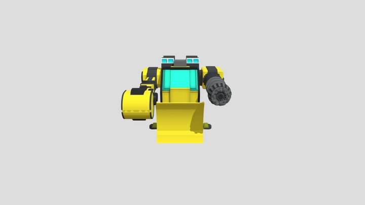 【カスタムオプション-01 ミニワーカー用土木作業用装備】(サンプル) 3D Model