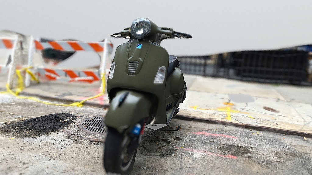 Green vespa