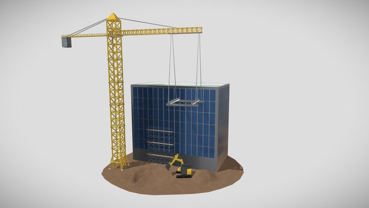 Construction Site 3D Model