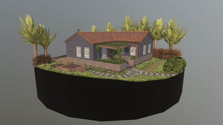 DAE Diorama - Forest Loner 3D Model
