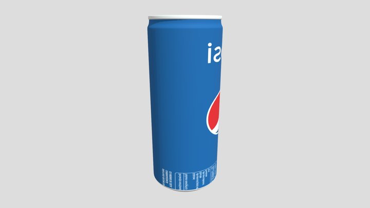 Pepsi 3D Obj Simplificat 3D Model
