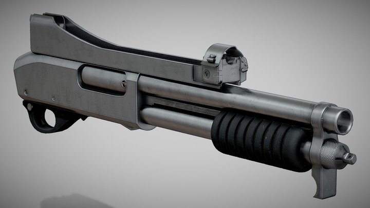 Remington Model 870 3D Model