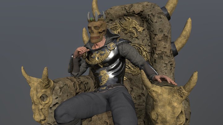 Unfallen King 3D Model