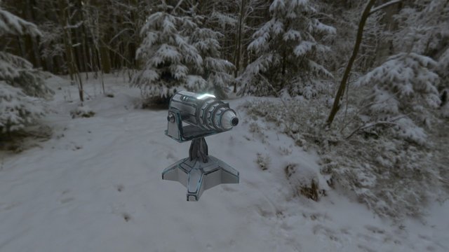 Snow Turret 3D Model