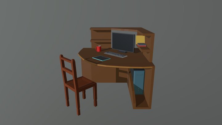 My_work_place 3D Model