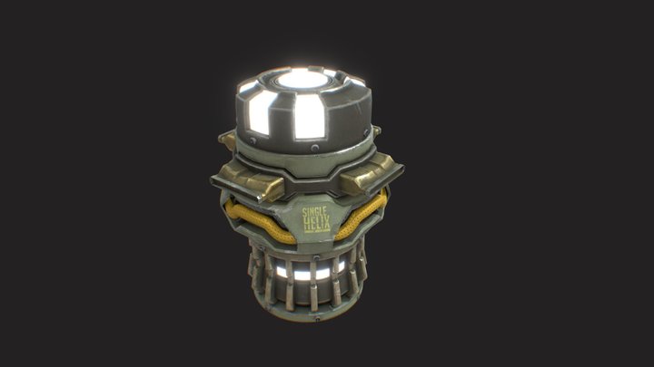 Sci fi energy core 3D Model