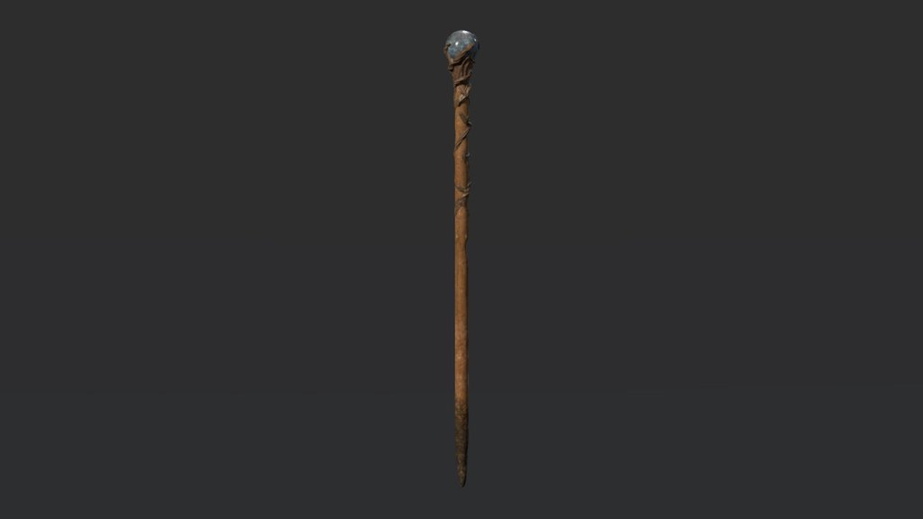 Wizard_Staff - 3D model by Cole Prince (@coleprince) [c4e34f2] - Sketchfab