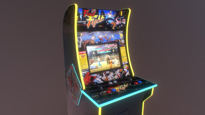 Final Fight Arcade 3D Model