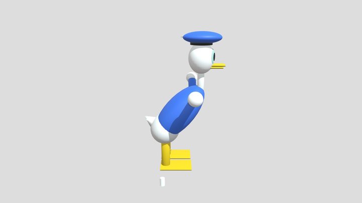 Donald Duck 3D Model