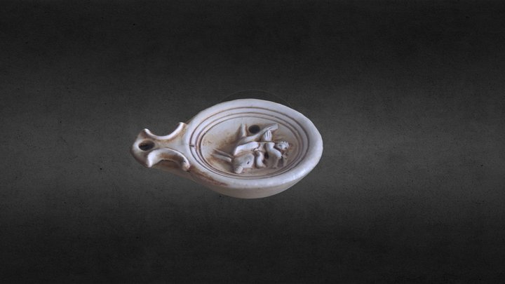 Réplica Lucerna Romana 3D Model