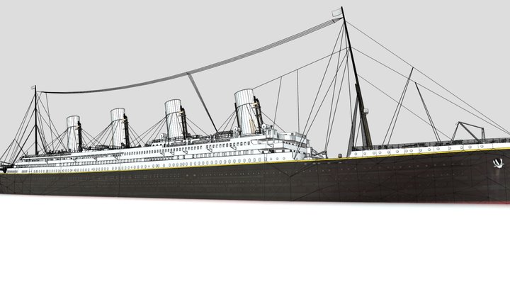Titanik 3D Model