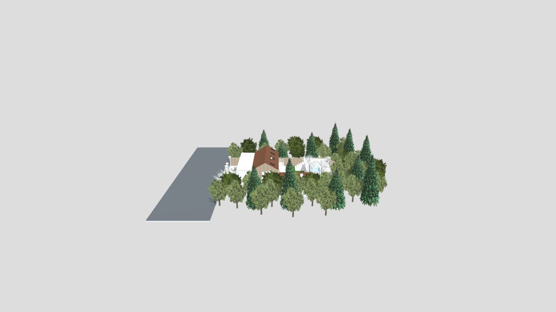 Maison dans la forêt - Download Free 3D model by Home Design 3D